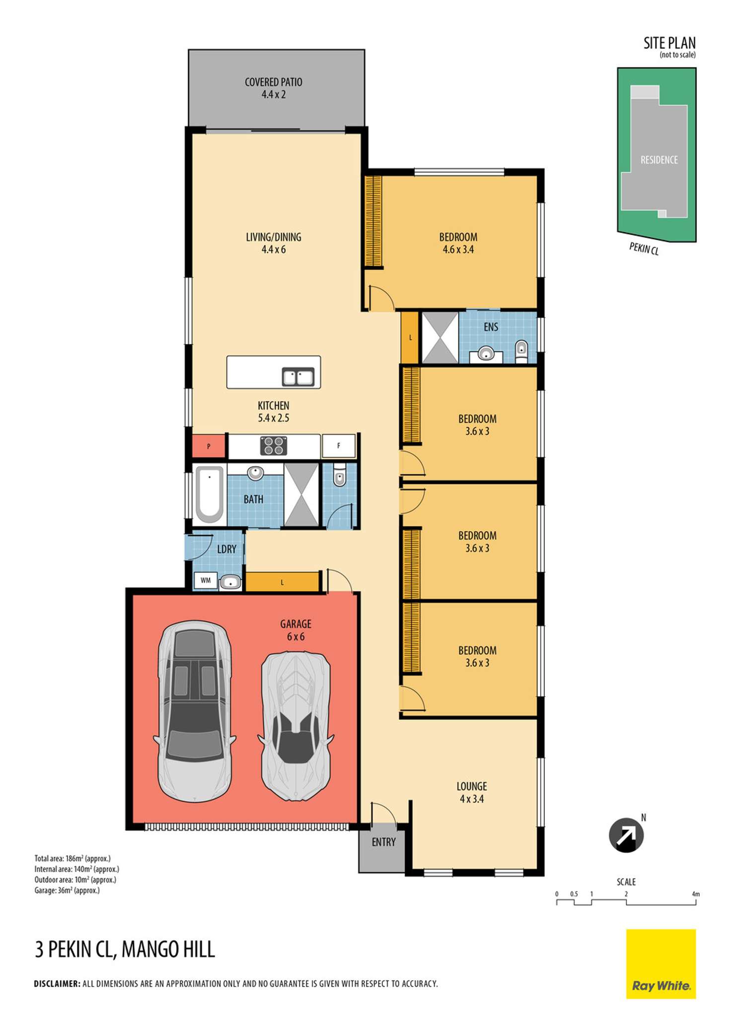 Floorplan of Homely house listing, 3 Pekin Close, Mango Hill QLD 4509