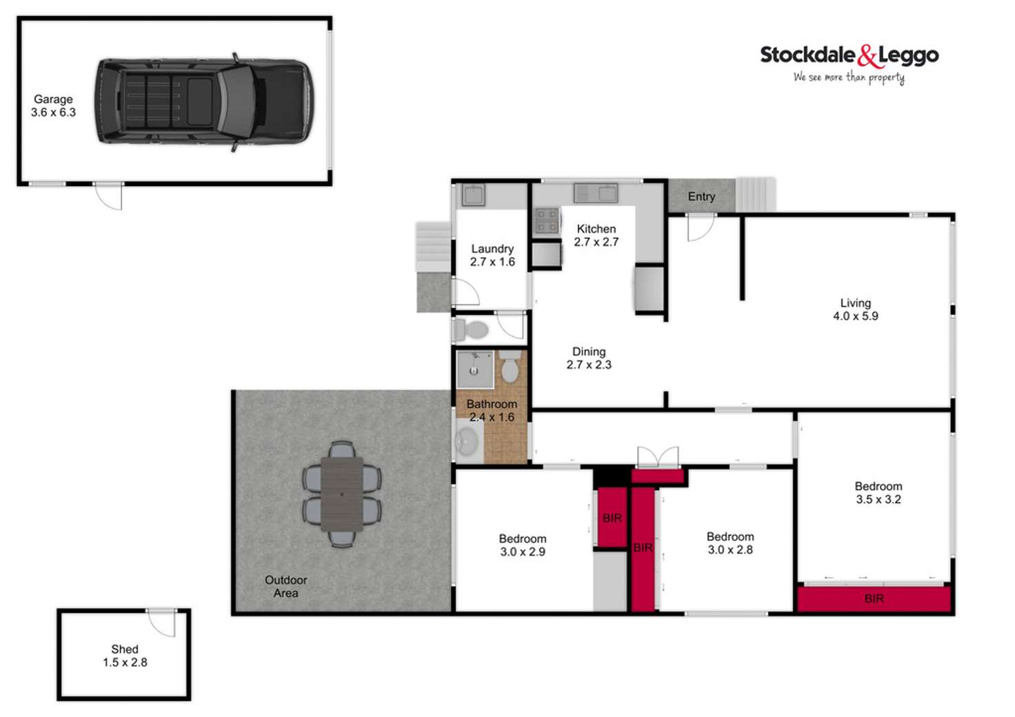 Floorplan of Homely house listing, 11 Howard Avenue, Churchill VIC 3842