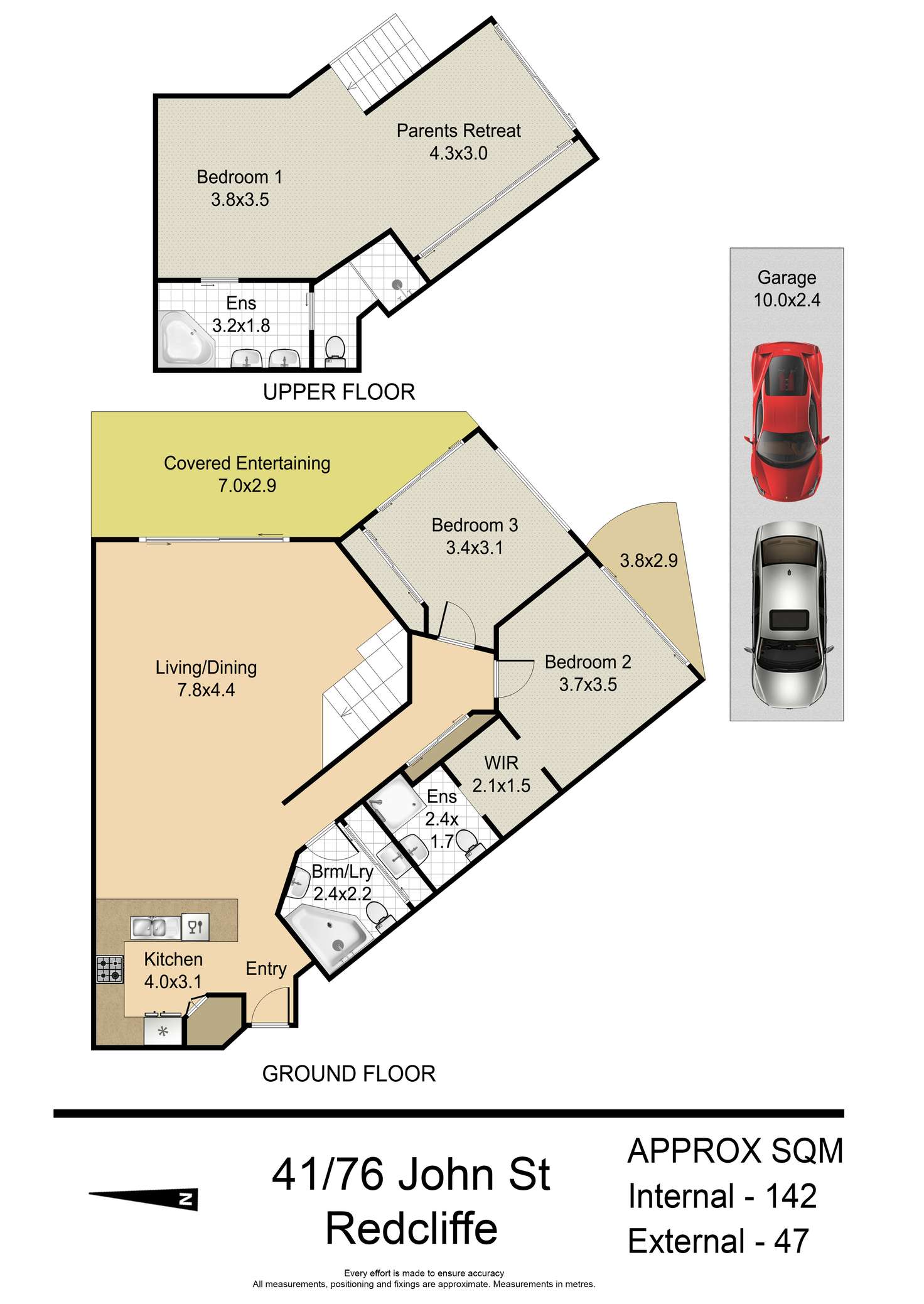 Floorplan of Homely apartment listing, 41/76 John Street, Redcliffe QLD 4020