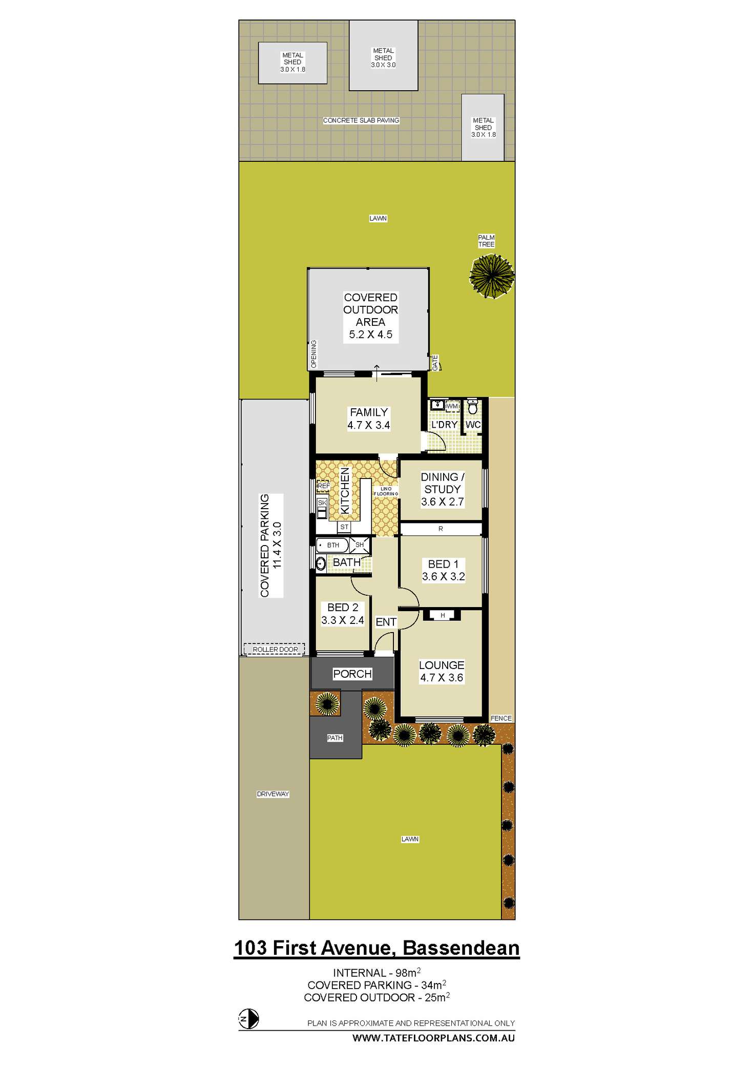 Floorplan of Homely house listing, 103 First Avenue, Bassendean WA 6054