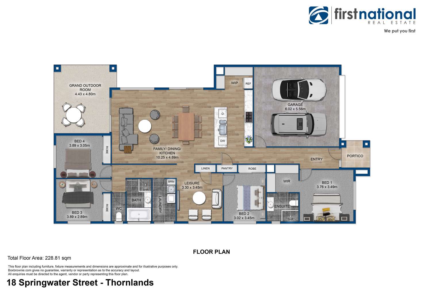 Floorplan of Homely house listing, 18 Springwater Street, Thornlands QLD 4164