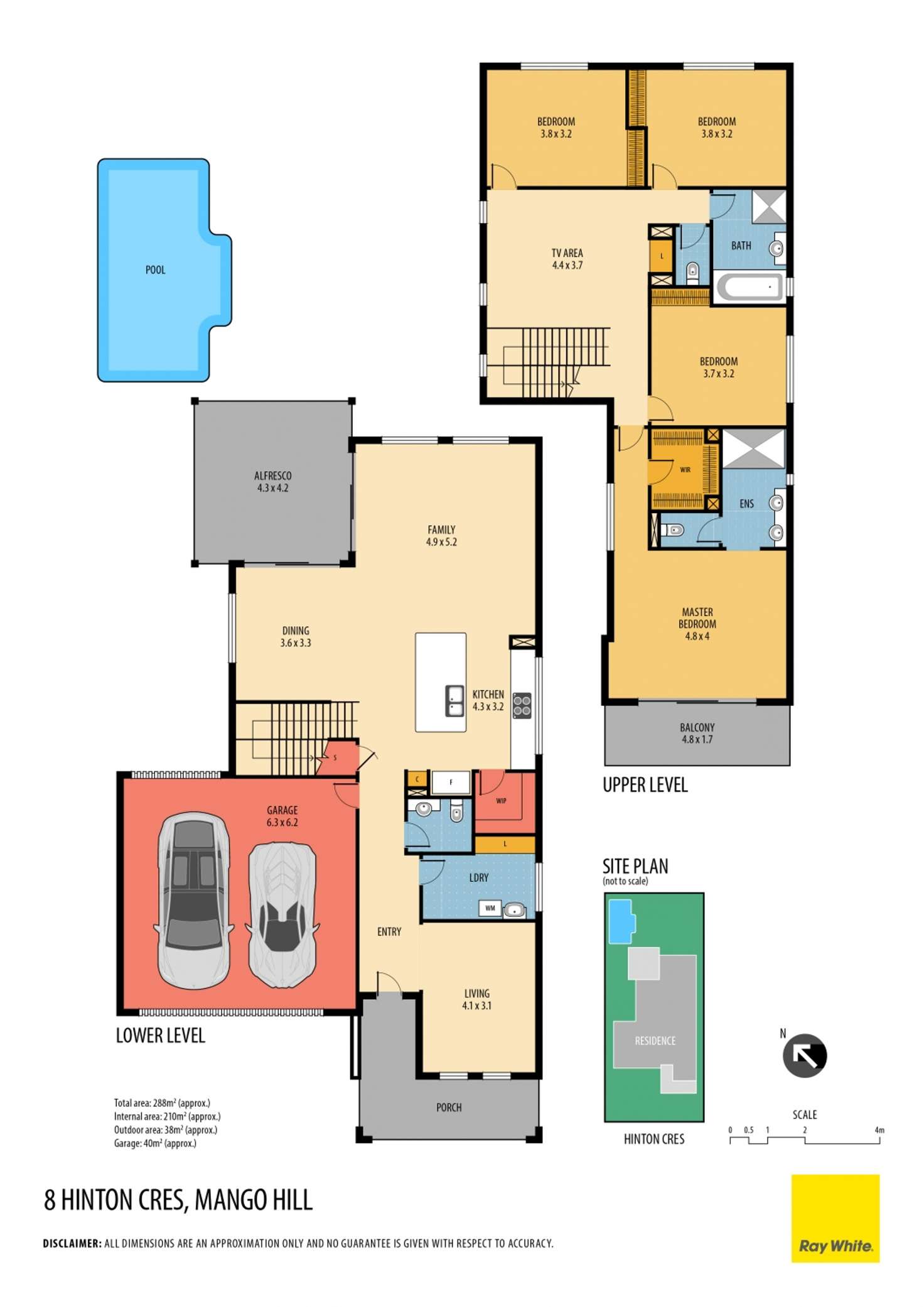 Floorplan of Homely house listing, 8 Hinton Crescent, Mango Hill QLD 4509