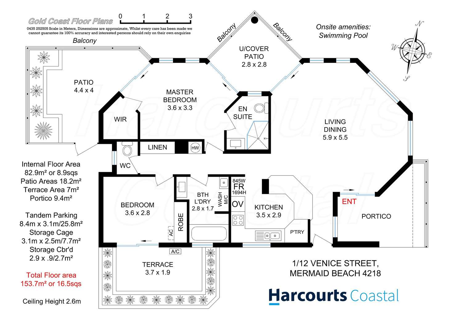 Floorplan of Homely apartment listing, 1/12-14 Venice Street, Mermaid Beach QLD 4218