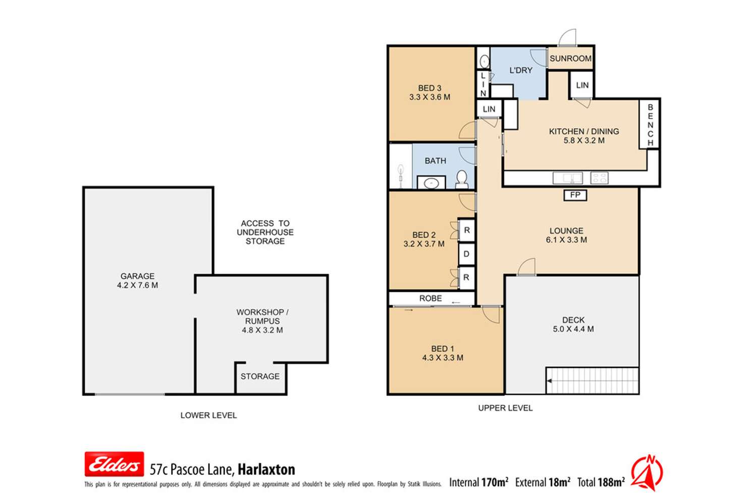 Floorplan of Homely house listing, 57c Pascoe Lane, Harlaxton QLD 4350