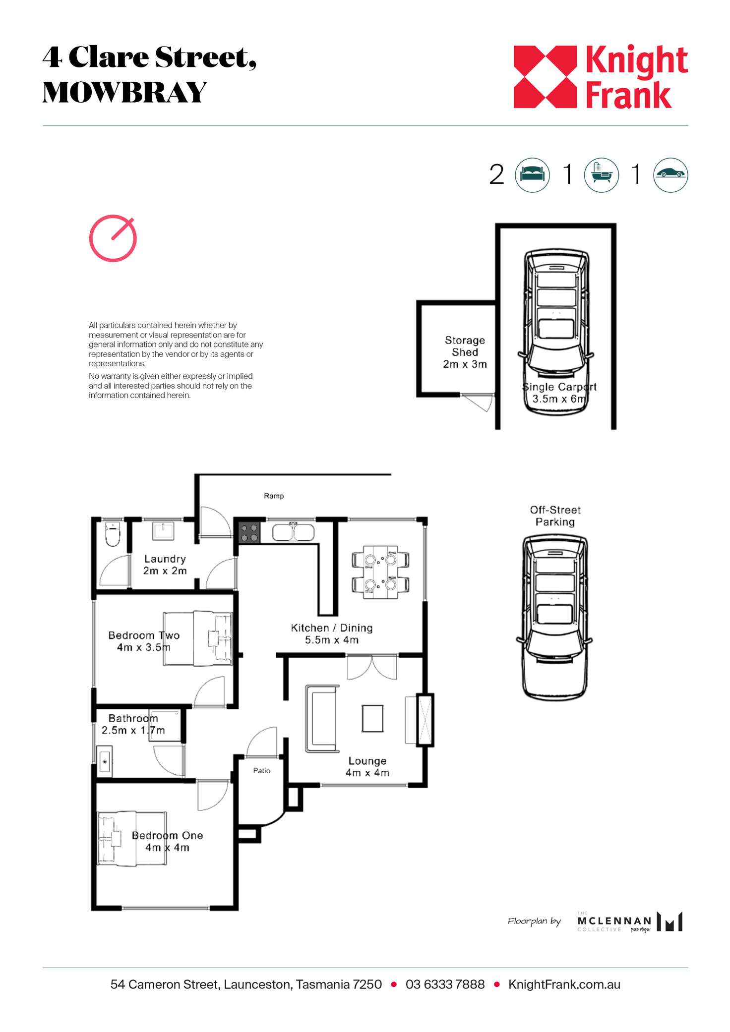 Floorplan of Homely house listing, 4 Clare St, Mowbray TAS 7248