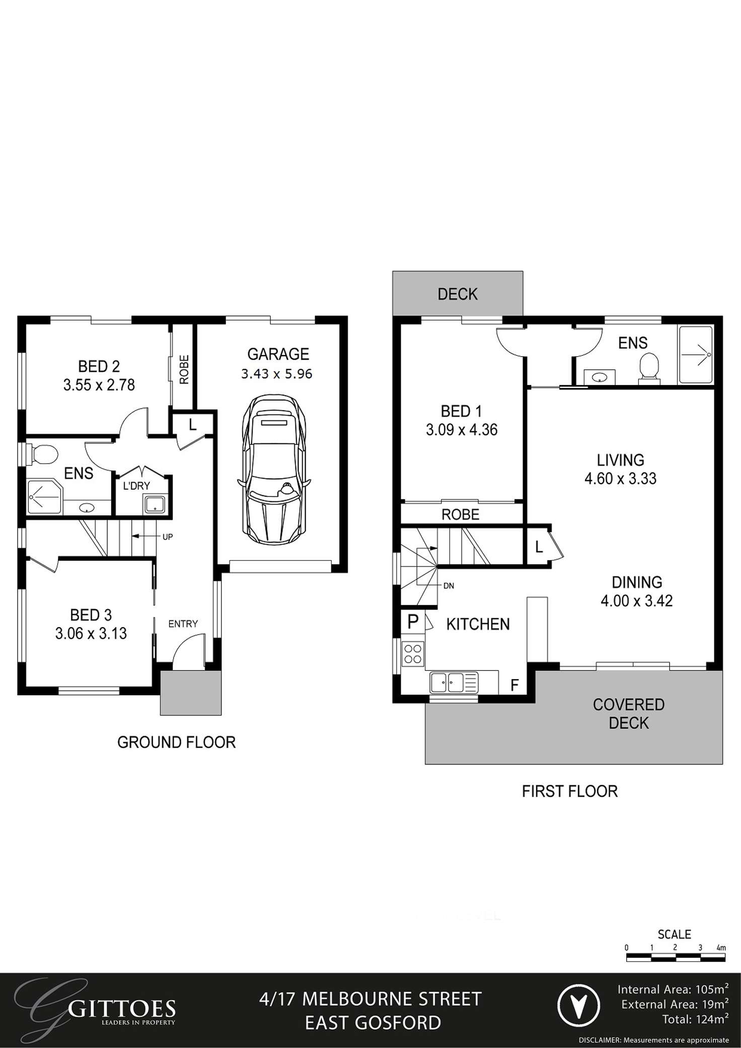 Floorplan of Homely townhouse listing, 3/17 Melbourne Street, East Gosford NSW 2250