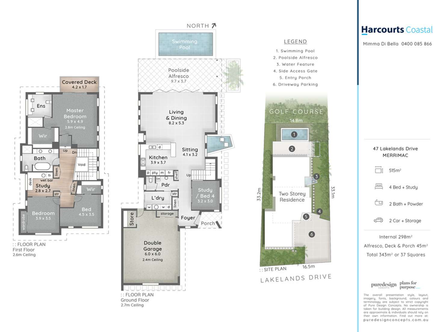 Floorplan of Homely house listing, 47 Lakelands Drive, Merrimac QLD 4226