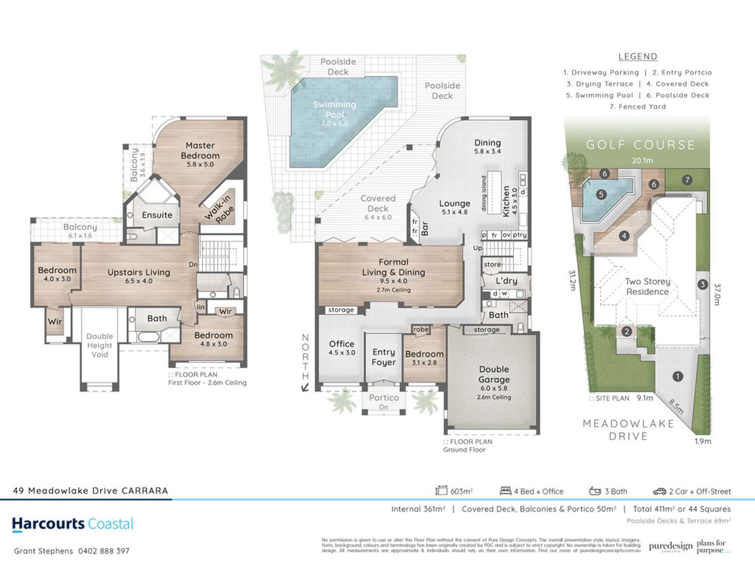 Floorplan of Homely house listing, 49 Meadowlake Drive, Carrara QLD 4211