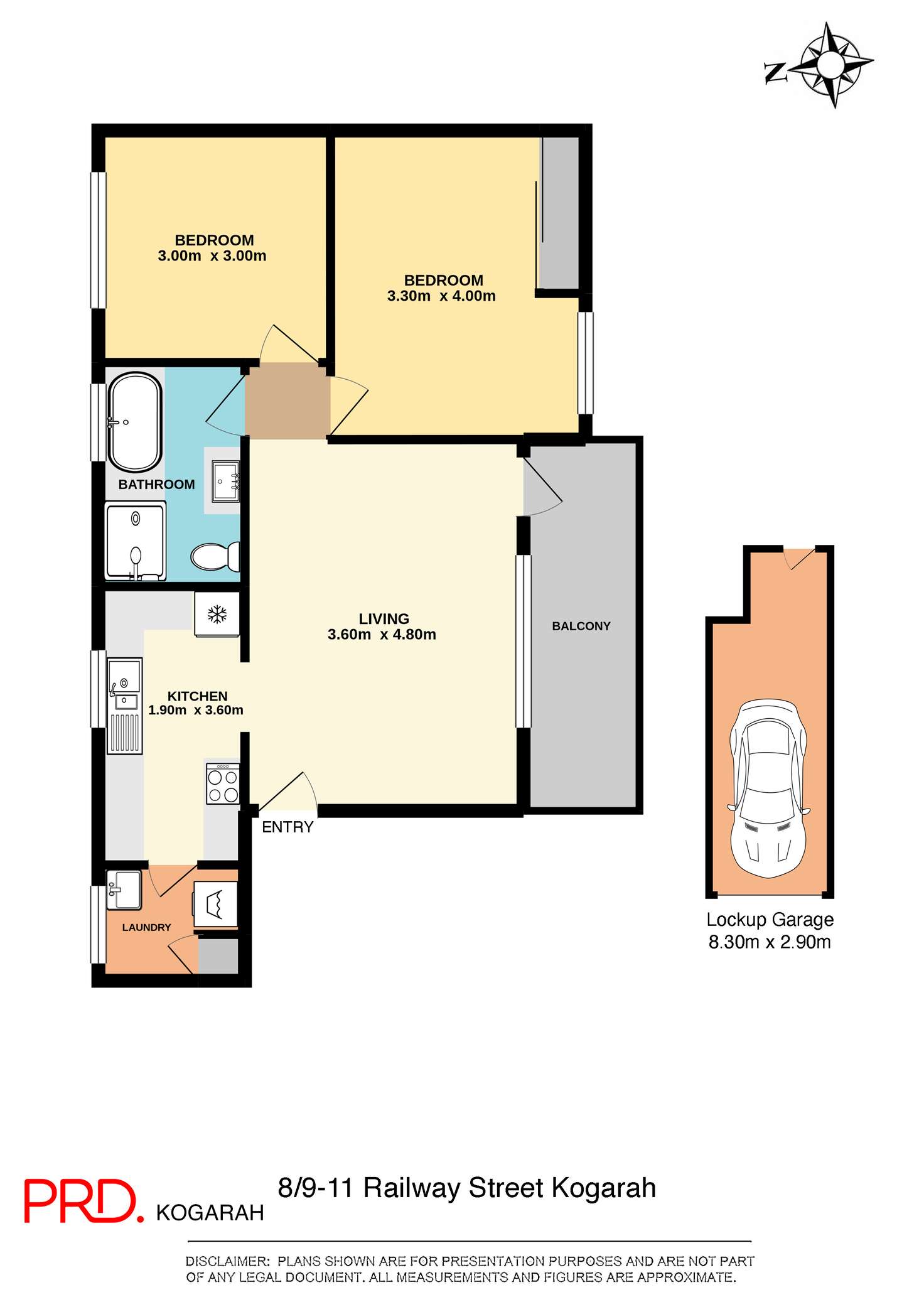 Floorplan of Homely unit listing, 8/9-11 Railway Street, Kogarah NSW 2217