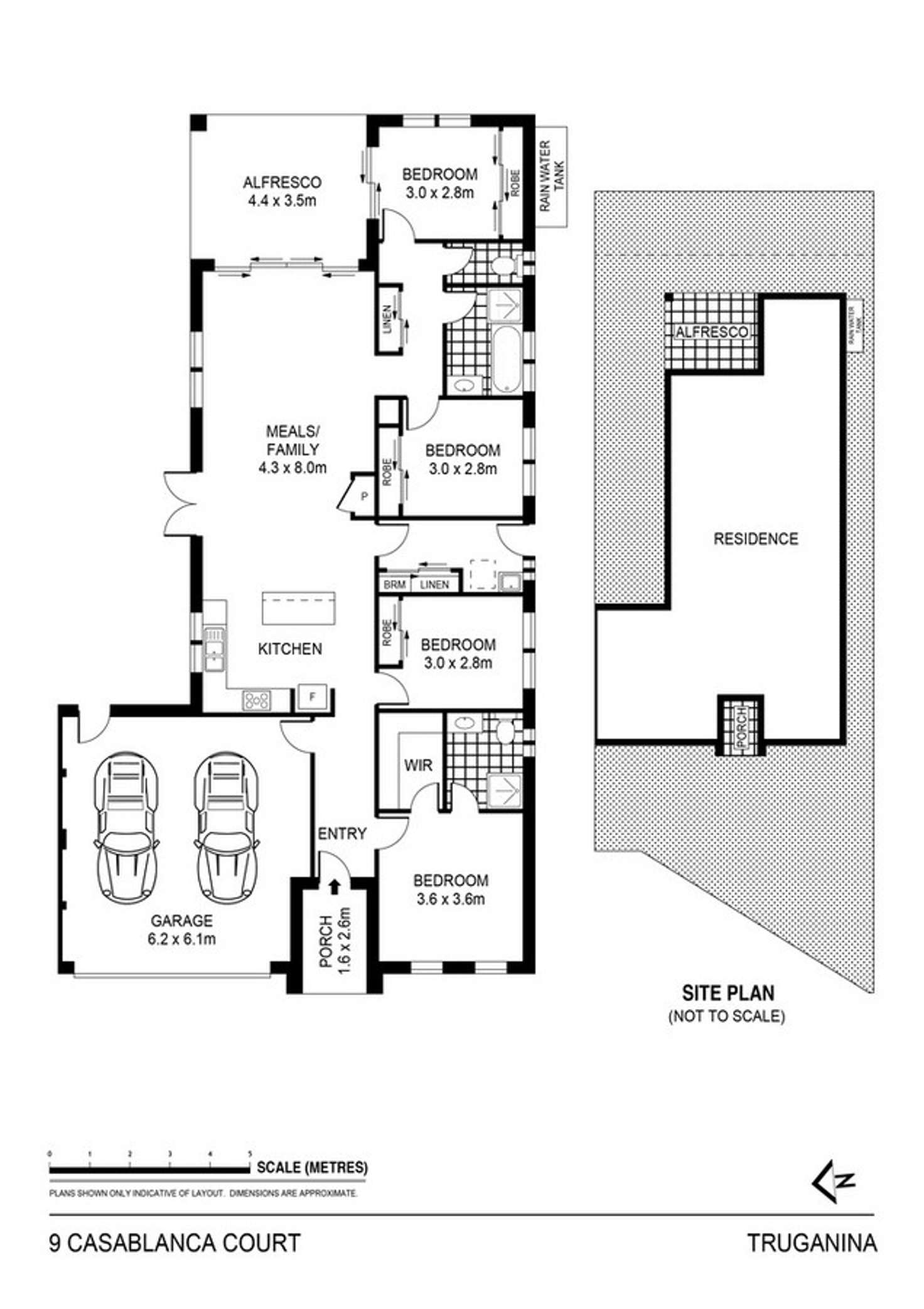 Floorplan of Homely house listing, 9 Casablanca Court, Truganina VIC 3029