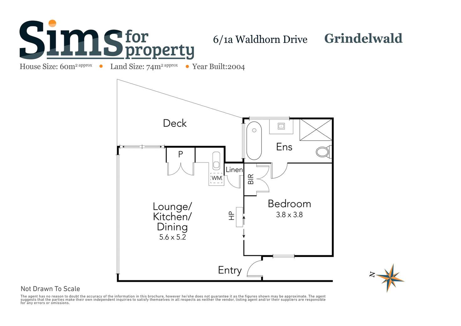 Floorplan of Homely apartment listing, 6/1a Waldhorn Drive, Grindelwald TAS 7277