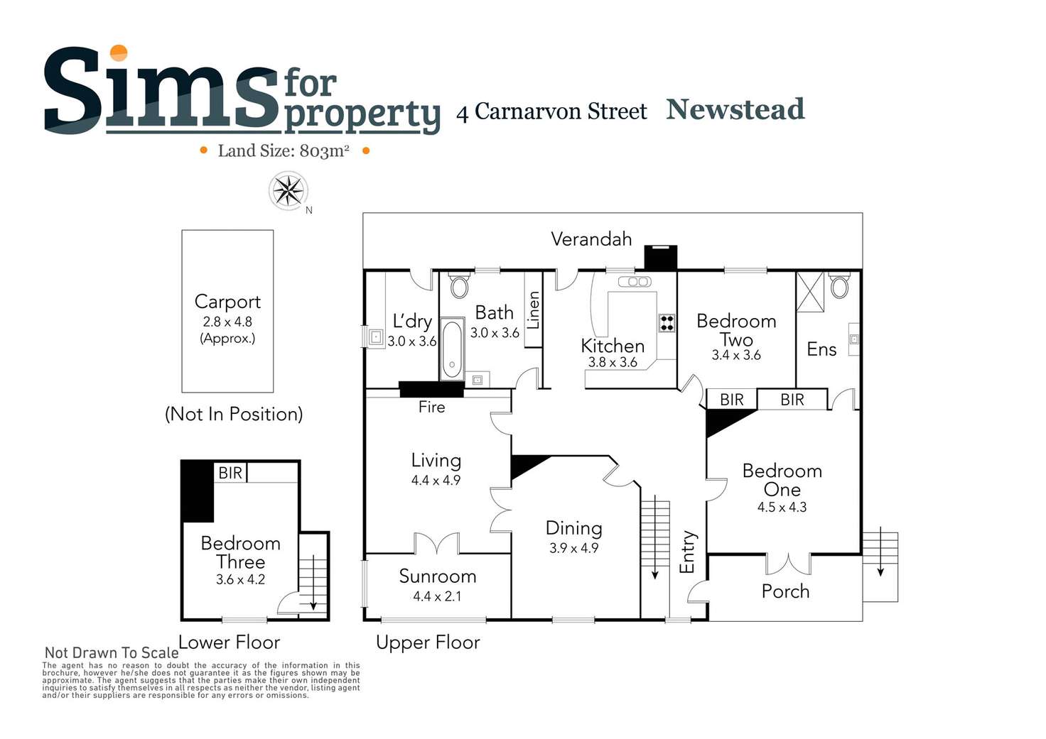 Floorplan of Homely house listing, 4 Carnarvon Street, Newstead TAS 7250