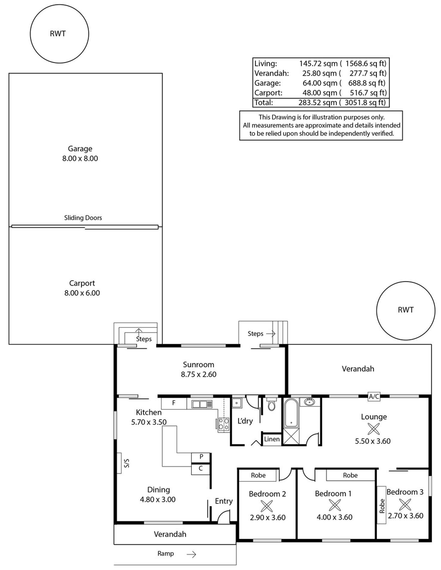 Floorplan of Homely house listing, 8 High Street, Coonalpyn SA 5265