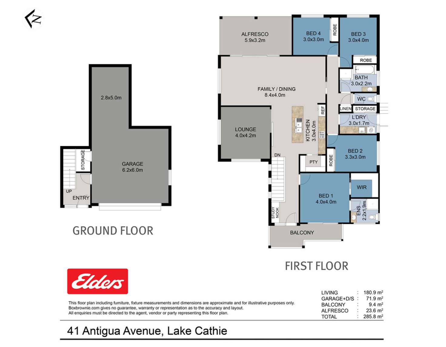 Floorplan of Homely house listing, 41 Antigua Avenue, Lake Cathie NSW 2445