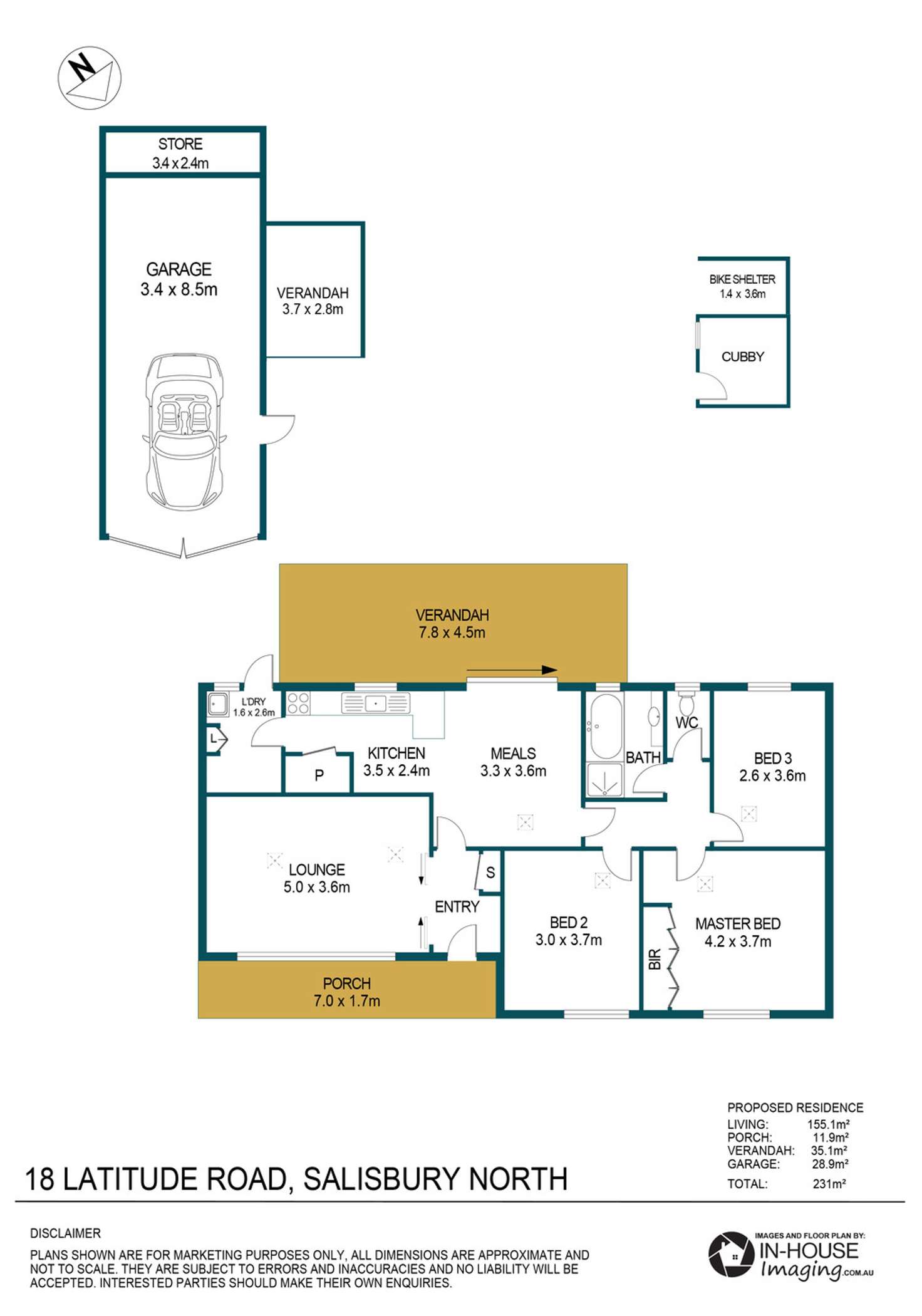 Floorplan of Homely house listing, 18 Latitude Road, Salisbury North SA 5108