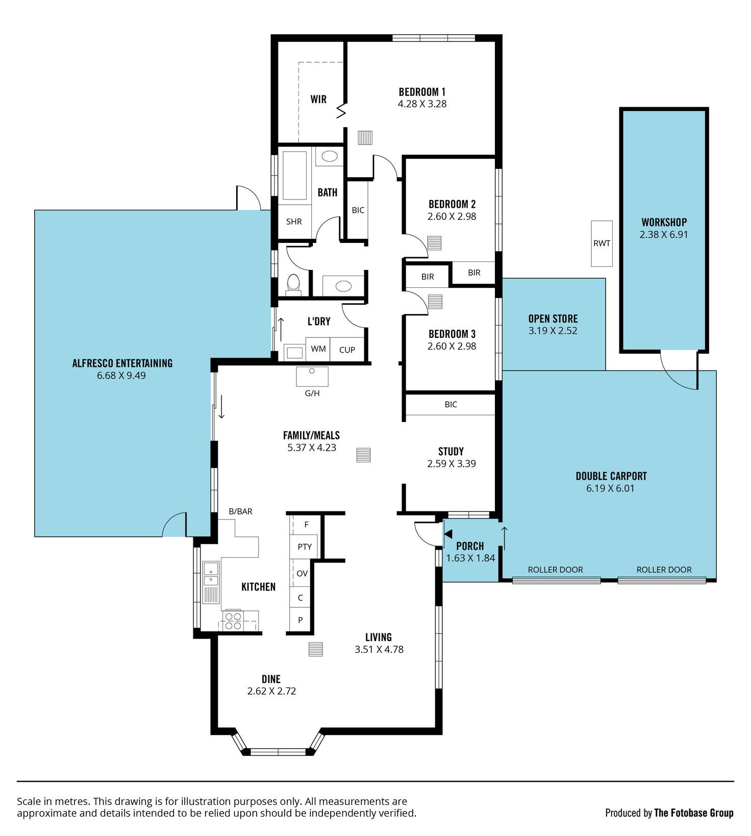 Floorplan of Homely house listing, 97 Barbados Drive, Seaford Rise SA 5169