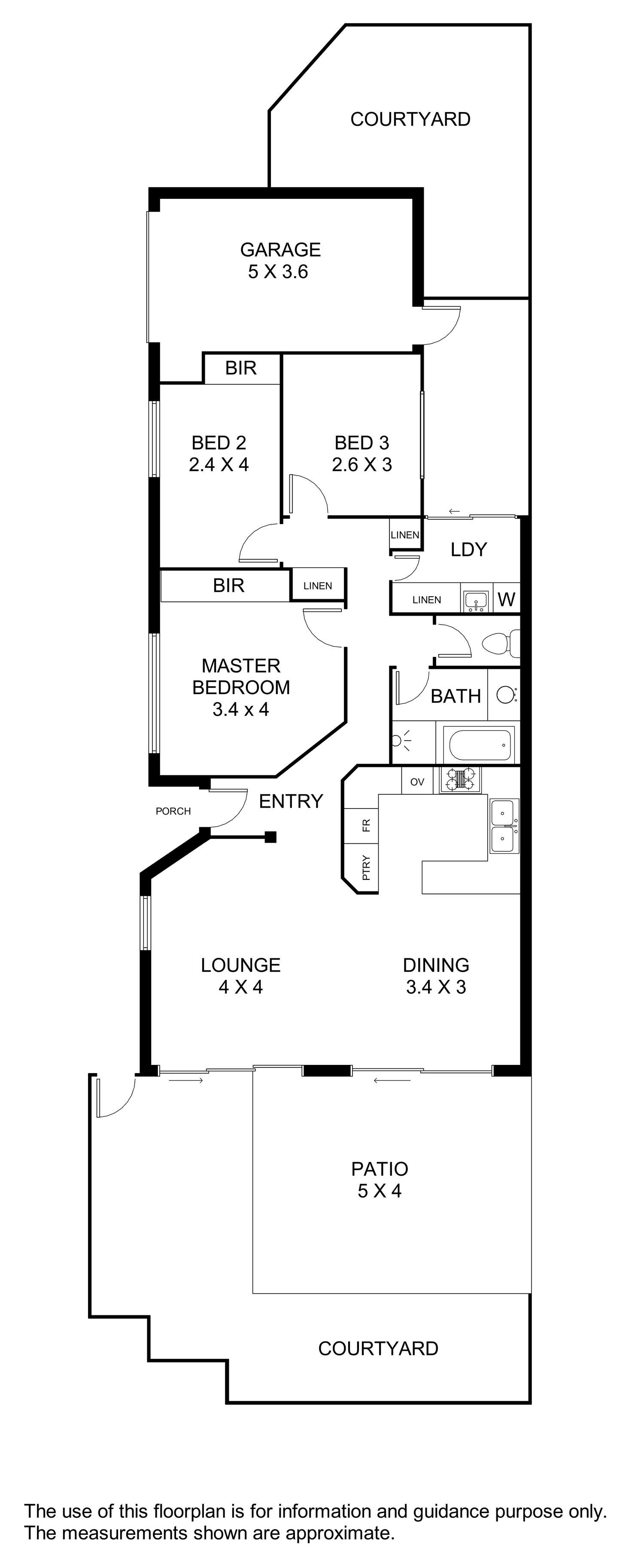 Floorplan of Homely villa listing, 7/2-8 Palmerston Street, St James WA 6102