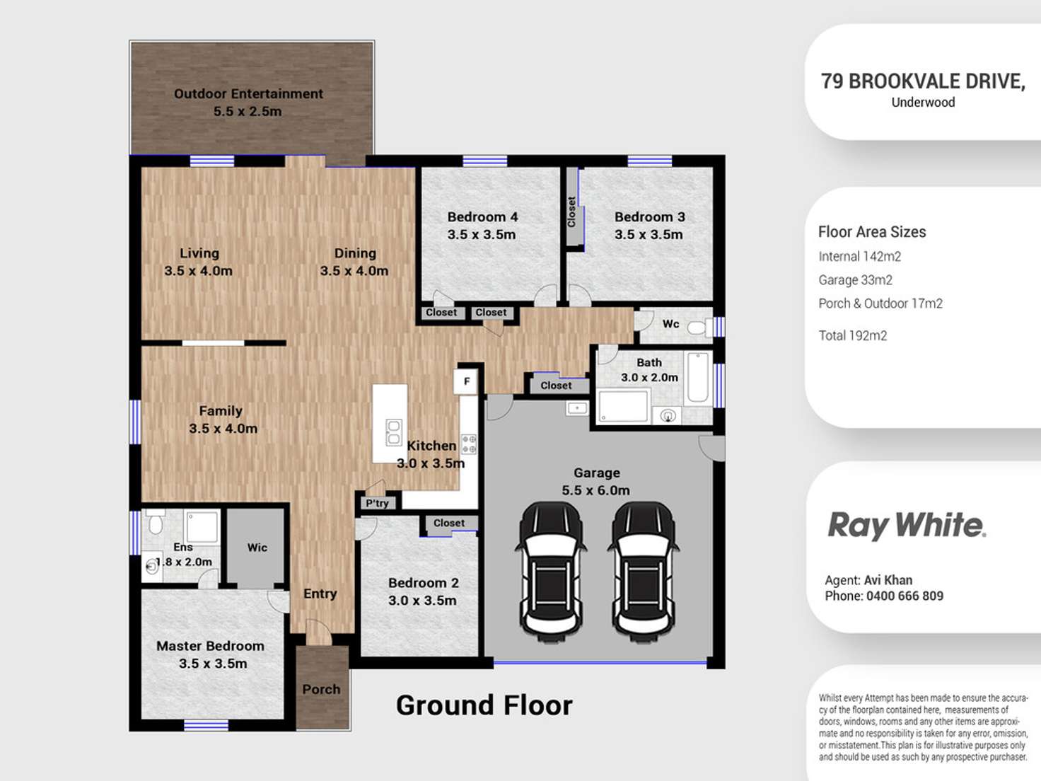 Floorplan of Homely house listing, 79 Brookvale Drive, Underwood QLD 4119