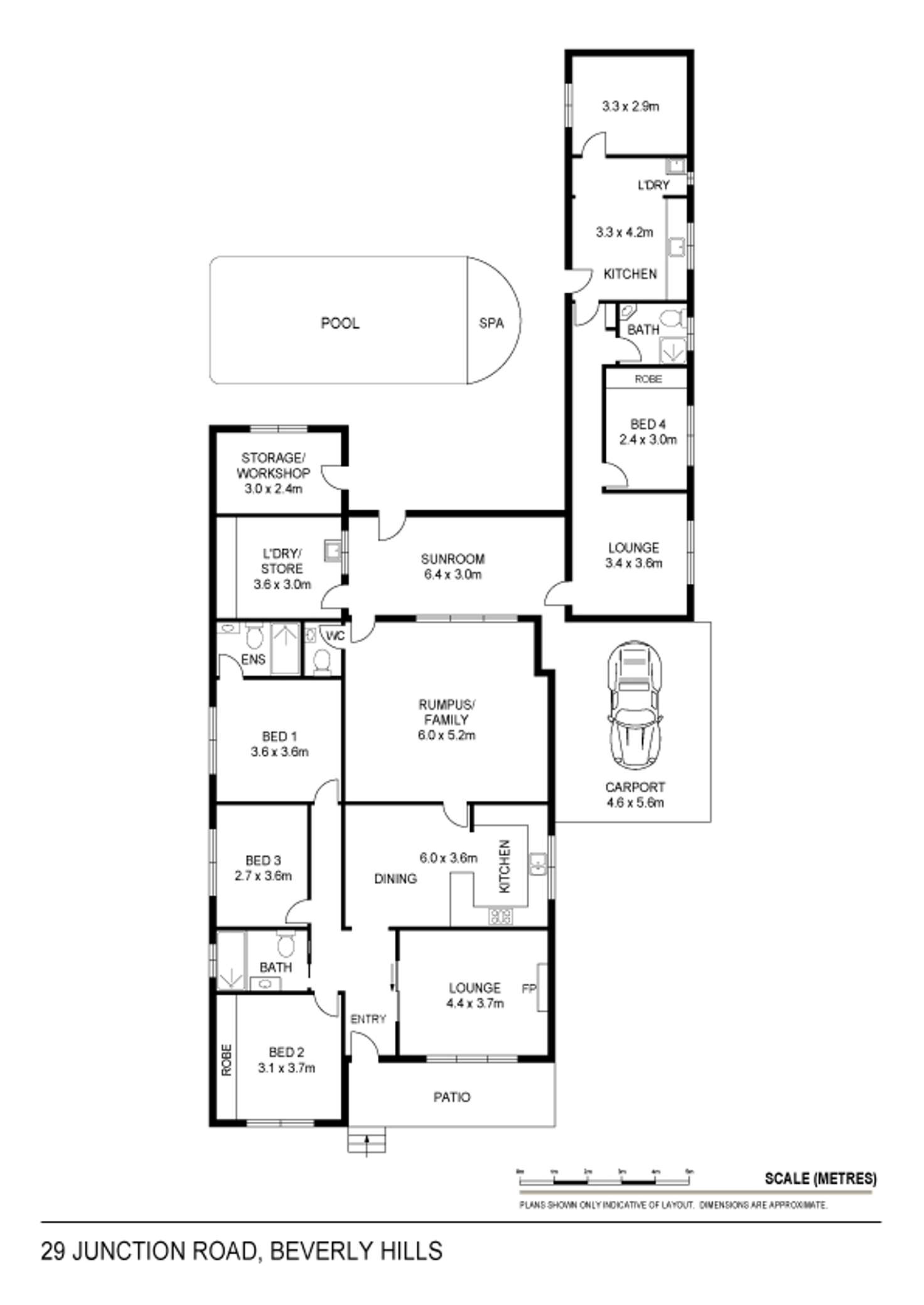Floorplan of Homely house listing, 29 Junction Road, Beverly Hills NSW 2209