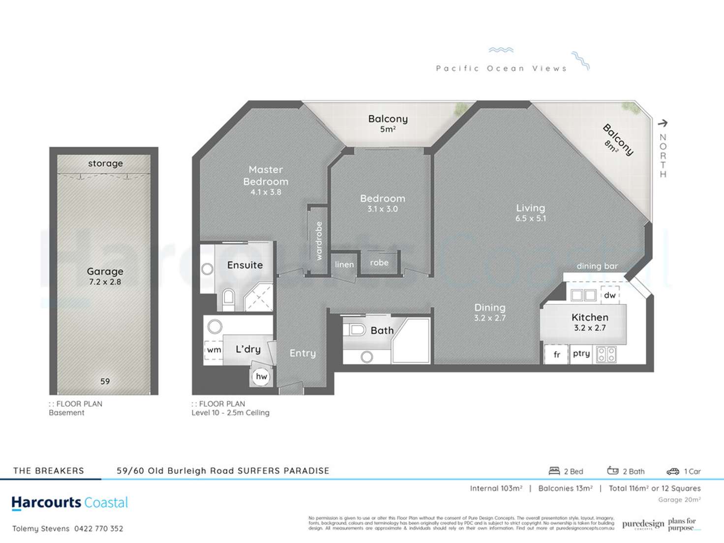 Floorplan of Homely apartment listing, 59/60 Old Burleigh Road, Surfers Paradise QLD 4217