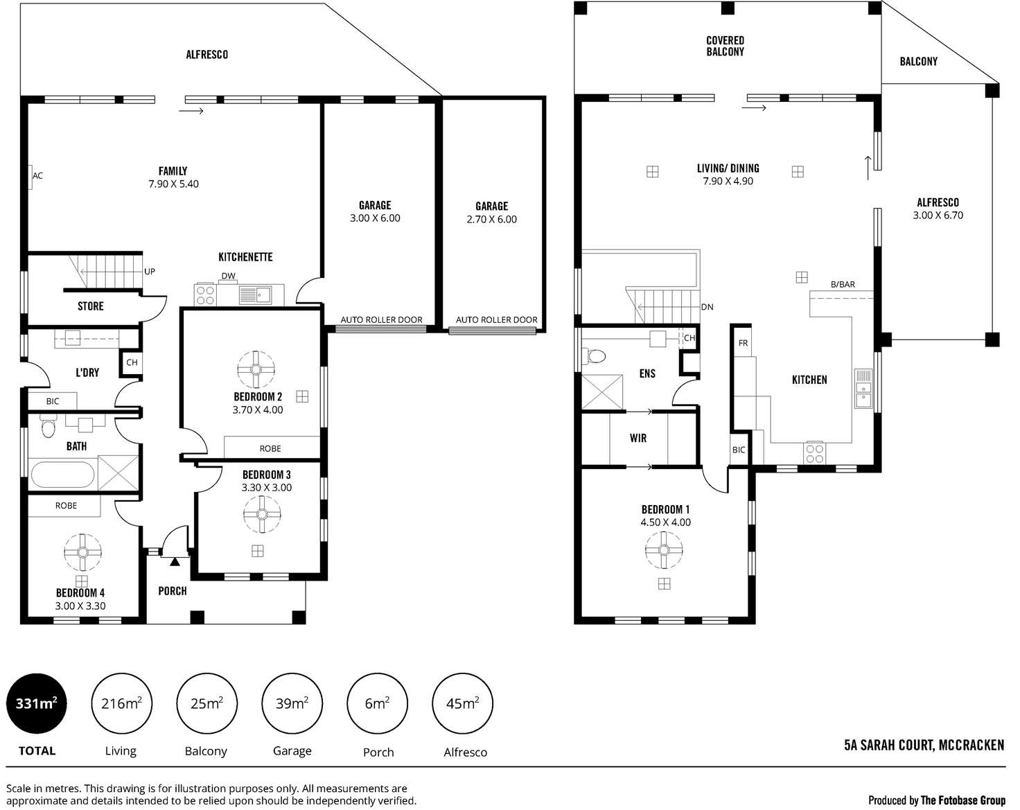 Floorplan of Homely house listing, 5A Sarah Court, Mccracken SA 5211