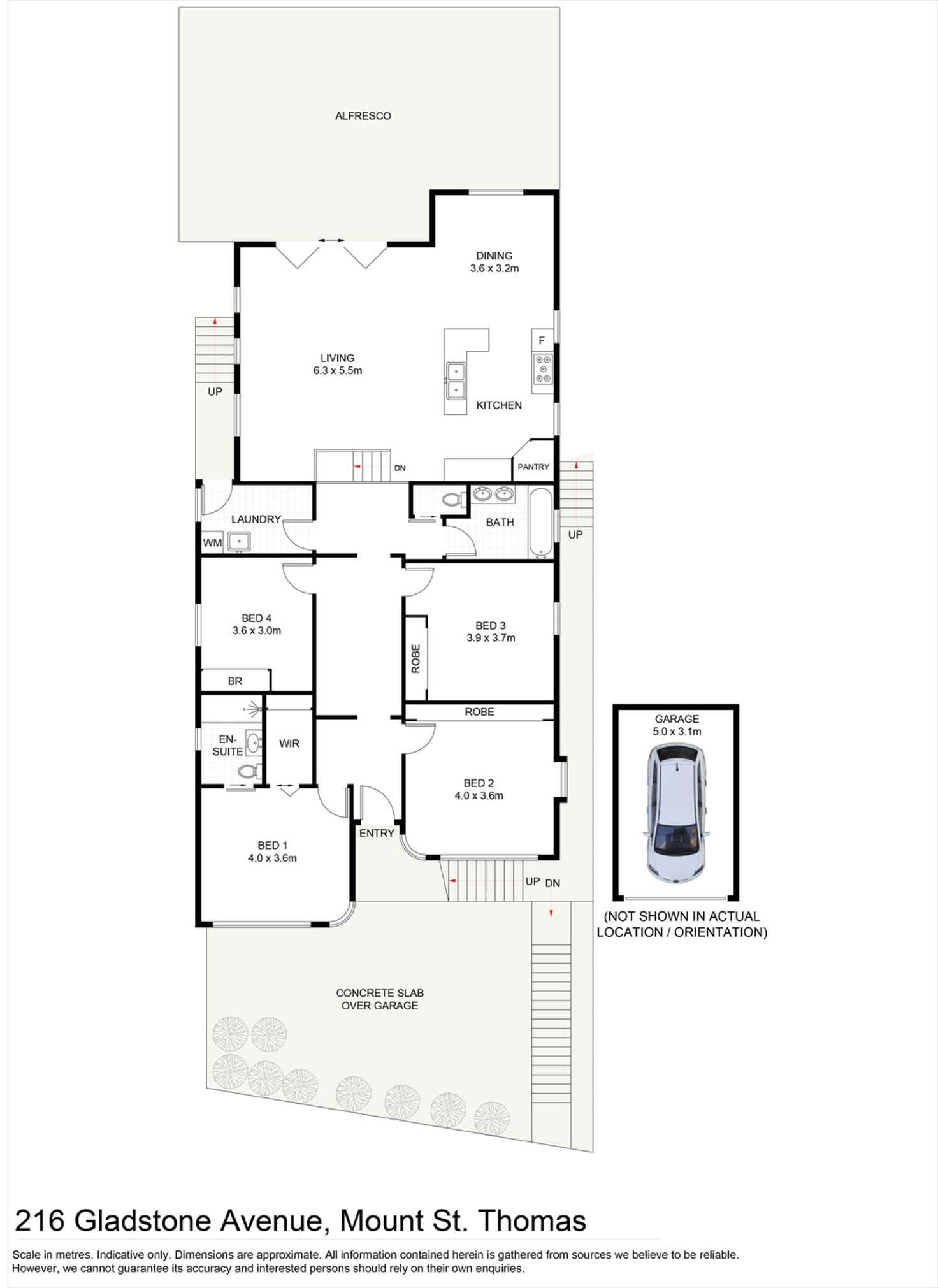 Floorplan of Homely house listing, 216 Gladstone Avenue, Mount Saint Thomas NSW 2500