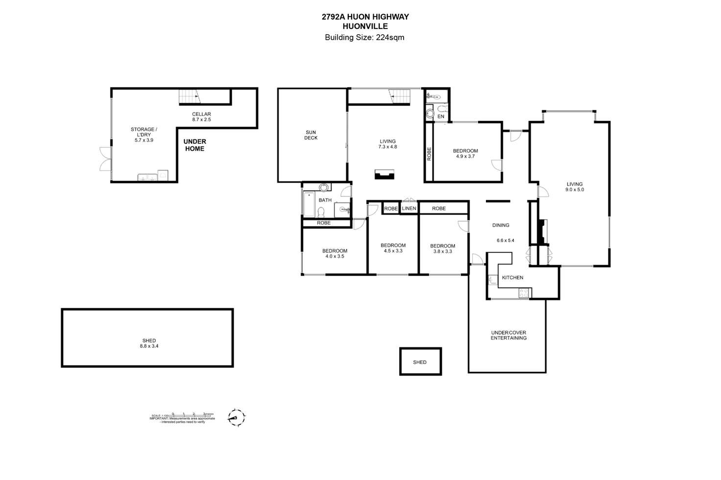 Floorplan of Homely house listing, 2792A Huon Highway, Huonville TAS 7109