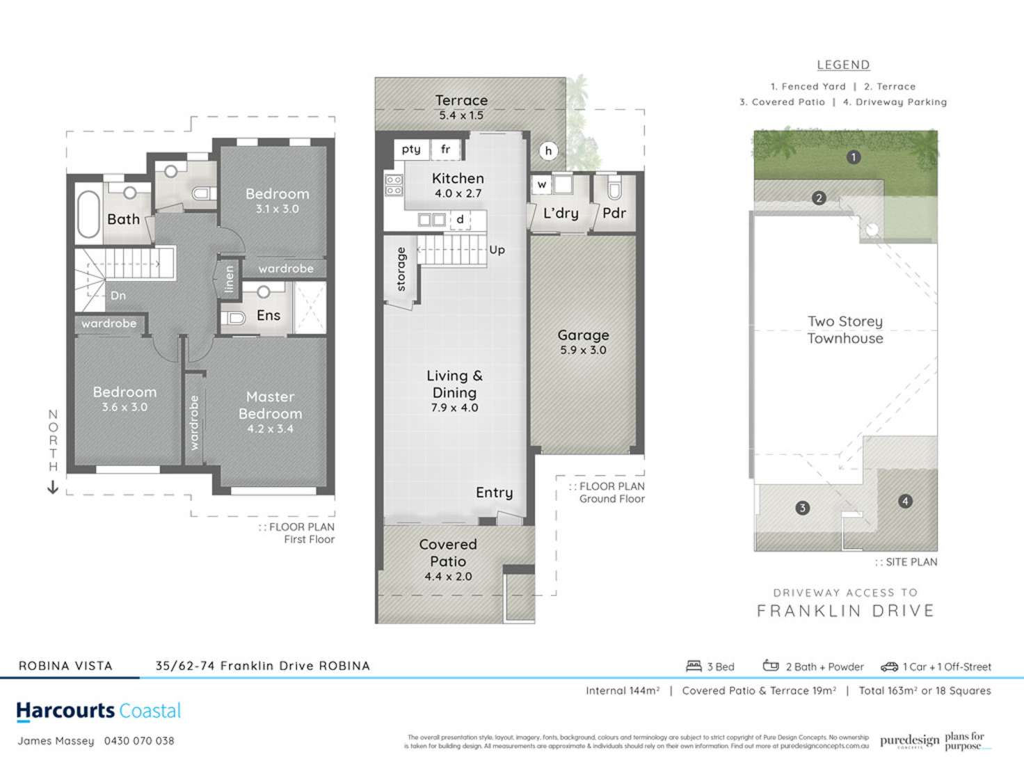 Floorplan of Homely townhouse listing, 35/62-74 Franklin Drive, Mudgeeraba QLD 4213