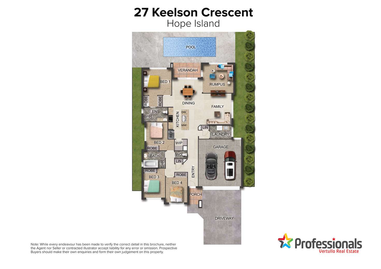 Floorplan of Homely house listing, 27 Keelson Crescent, Hope Island QLD 4212