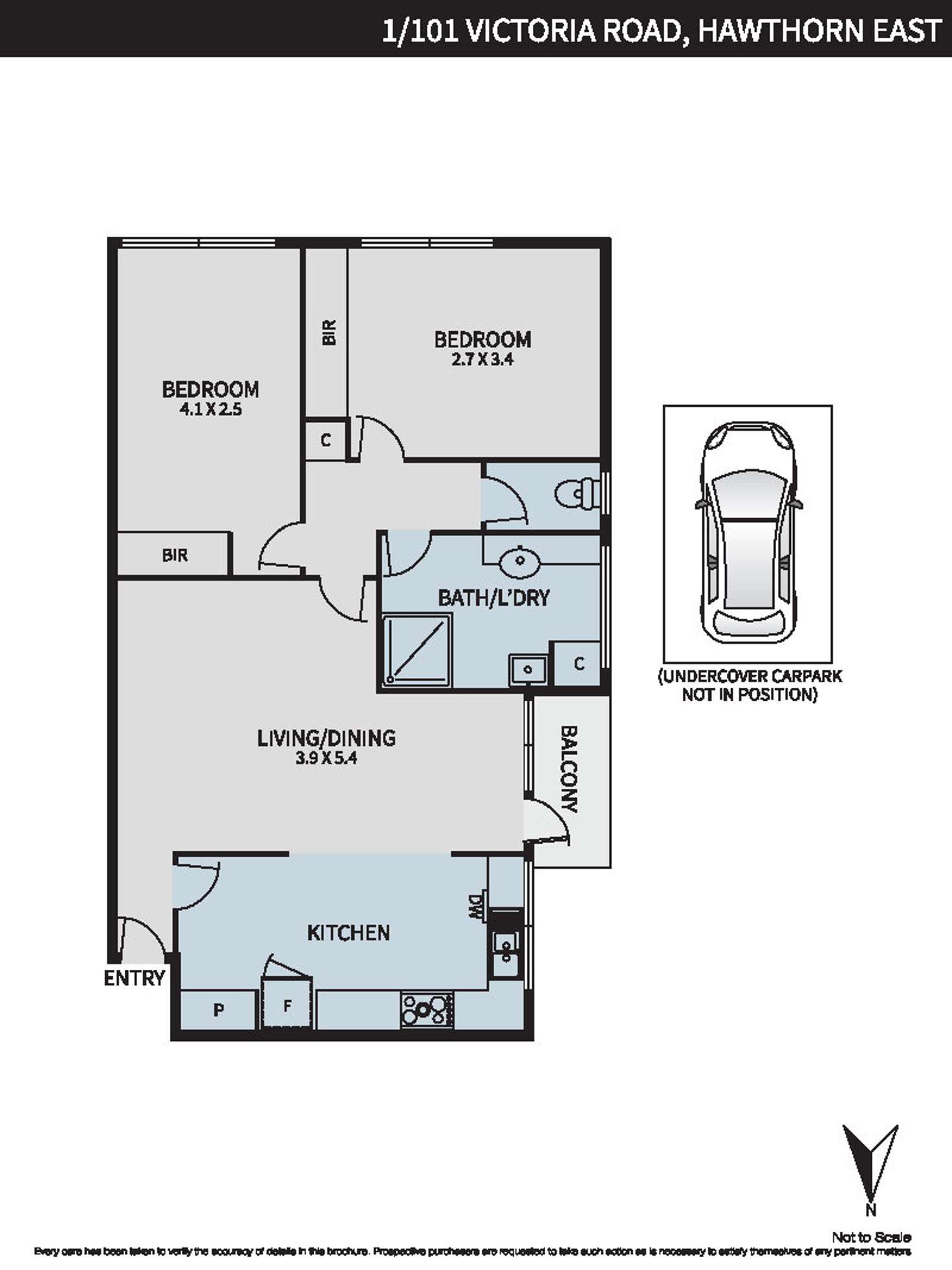 Floorplan of Homely apartment listing, 1/101 Victoria Road, Hawthorn East VIC 3123