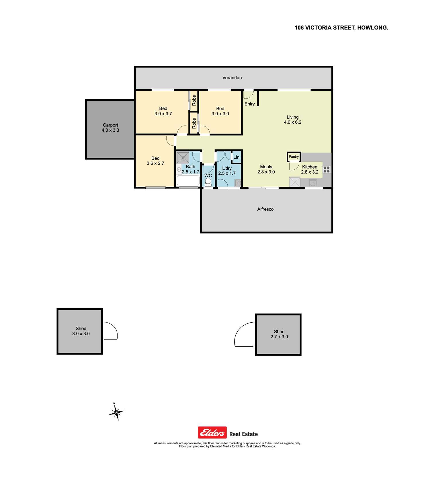 Floorplan of Homely house listing, 106 Victoria Street, Howlong NSW 2643