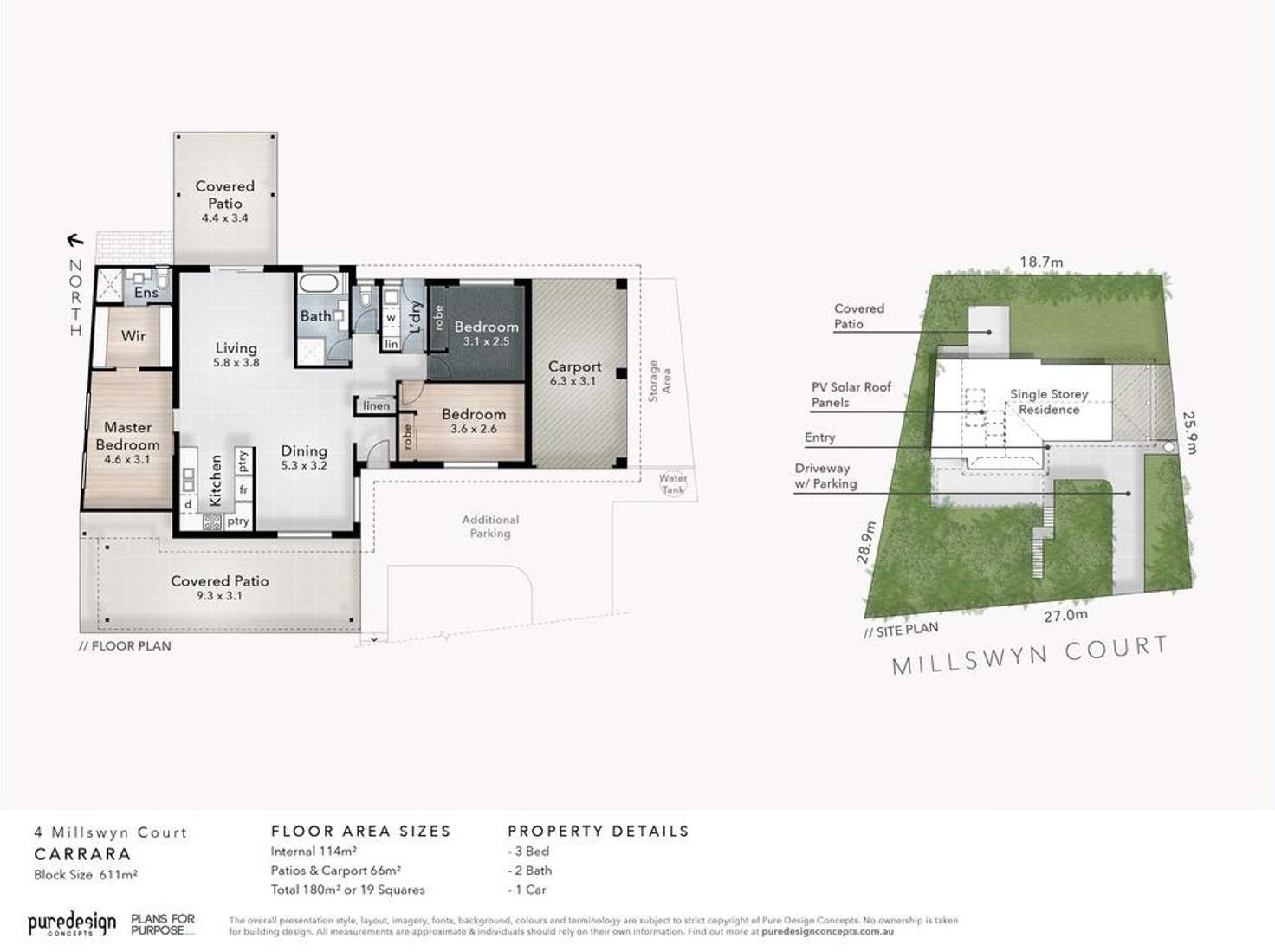 Floorplan of Homely house listing, 4 Millswyn Court, Carrara QLD 4211