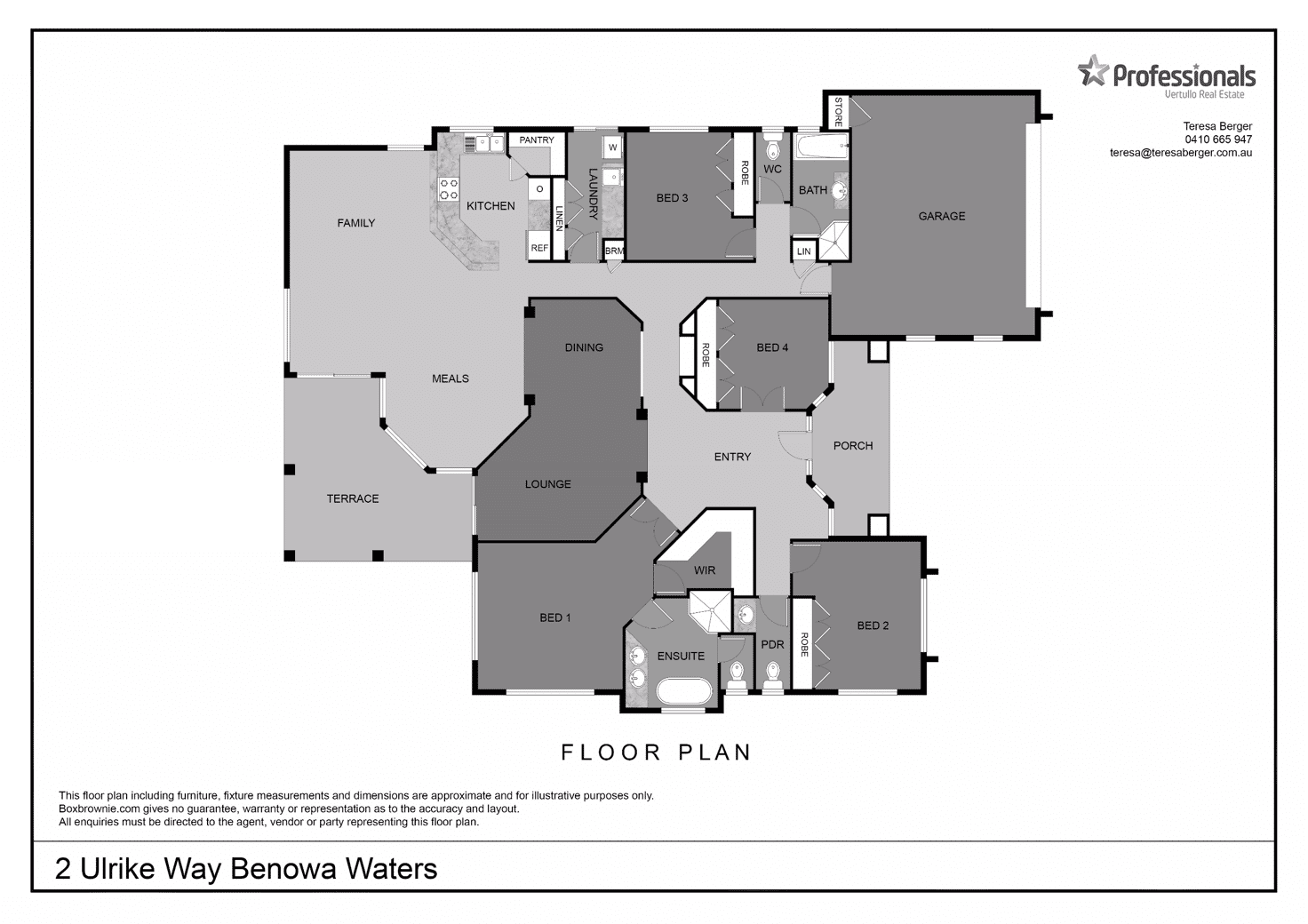 Floorplan of Homely house listing, 2 Ulrike Way, Benowa Waters QLD 4217