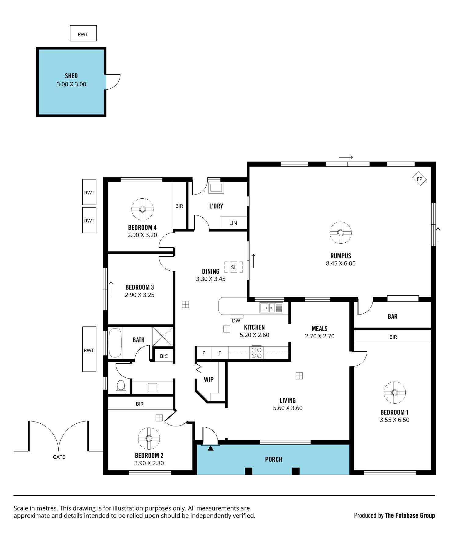 Floorplan of Homely house listing, 46 Gordon Street, Aldinga Beach SA 5173