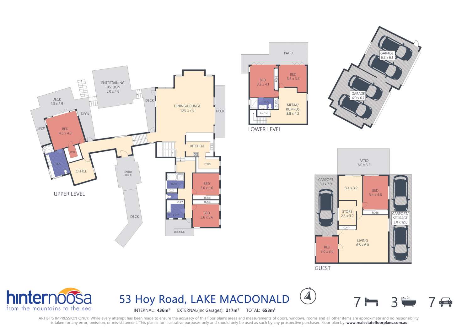 Floorplan of Homely house listing, 53 Hoy Road, Lake Macdonald QLD 4563