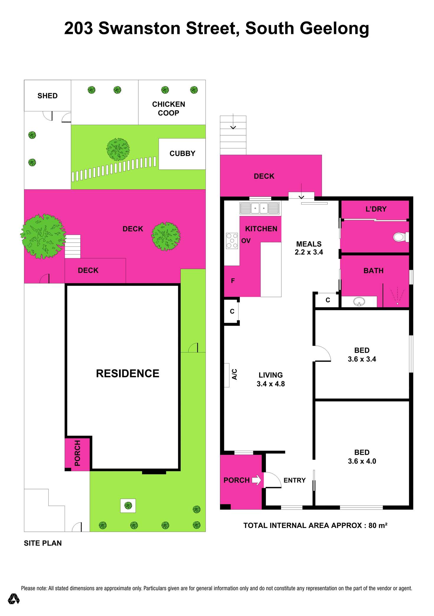 Floorplan of Homely house listing, 203 Swanston Street, South Geelong VIC 3220