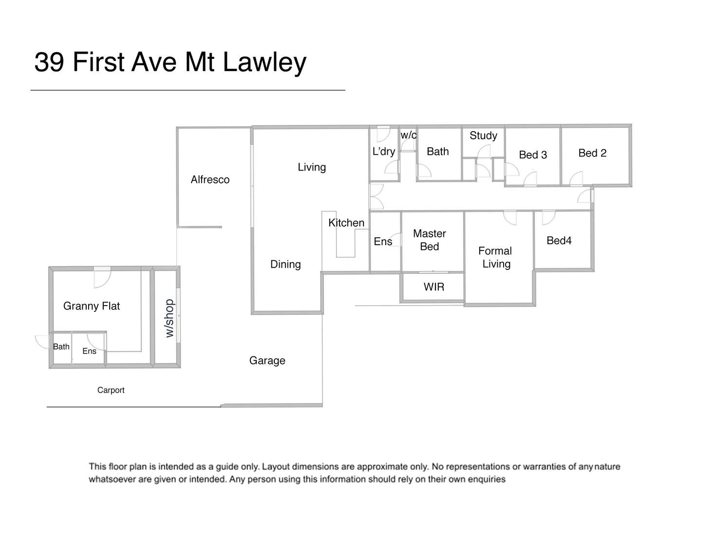 Floorplan of Homely house listing, 39 First Avenue, Mount Lawley WA 6050