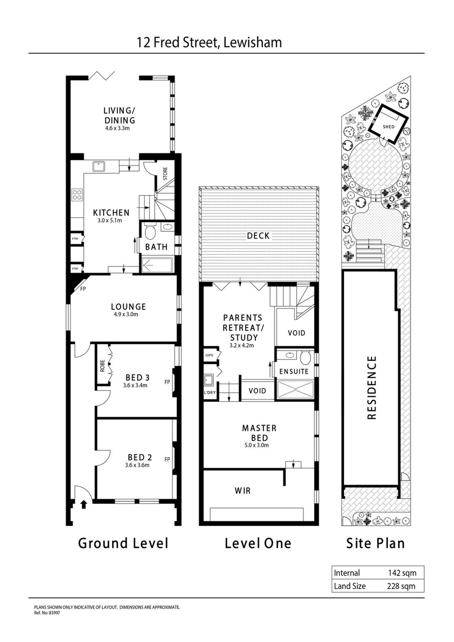 Floorplan of Homely house listing, 12 Fred Street, Lewisham NSW 2049