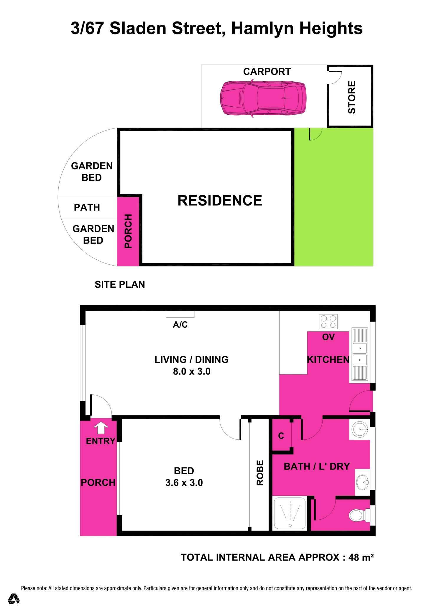 Floorplan of Homely house listing, 3/67 Sladen Street, Hamlyn Heights VIC 3215