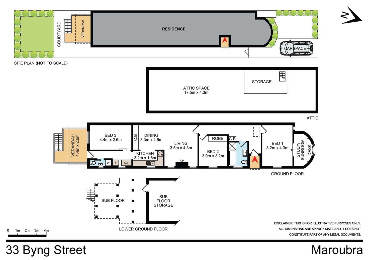 Floorplan of Homely house listing, 33 Byng Street, Maroubra NSW 2035