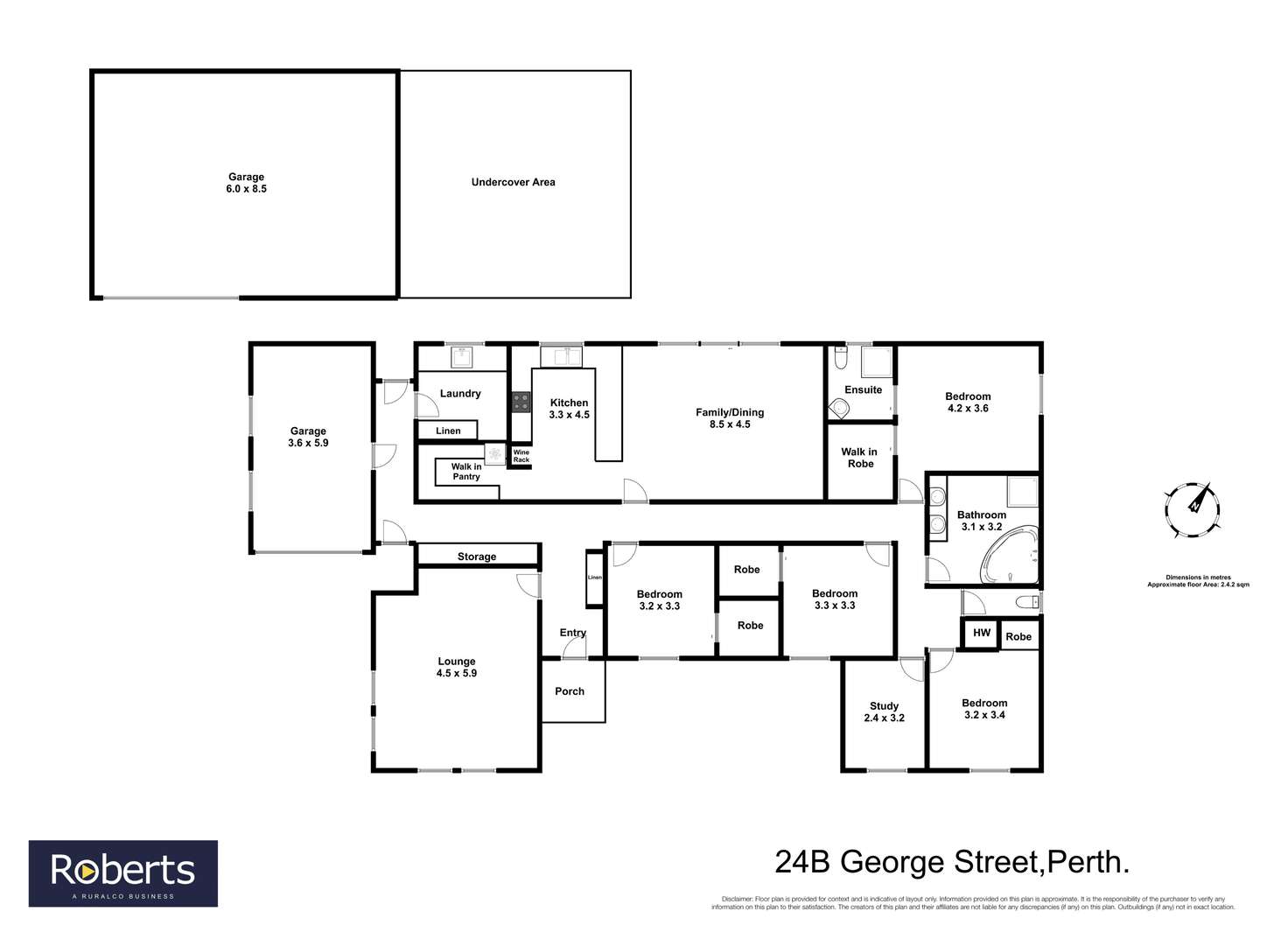 Floorplan of Homely house listing, 24B George Street, Perth TAS 7300