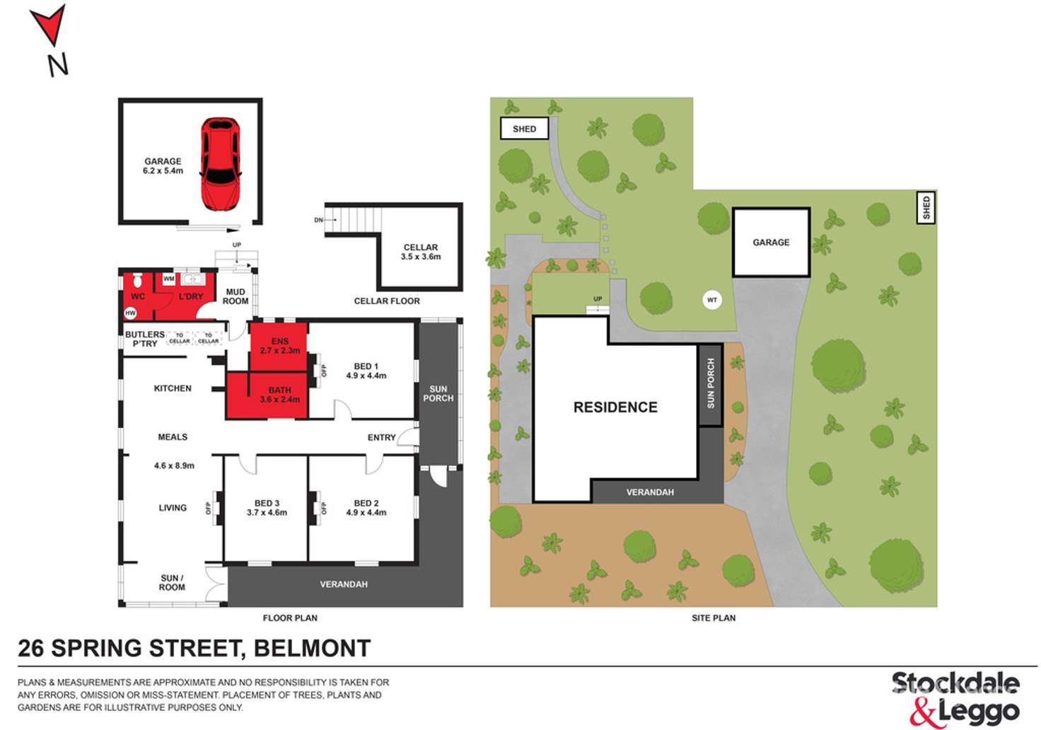Floorplan of Homely house listing, 26 Spring Street, Belmont VIC 3216