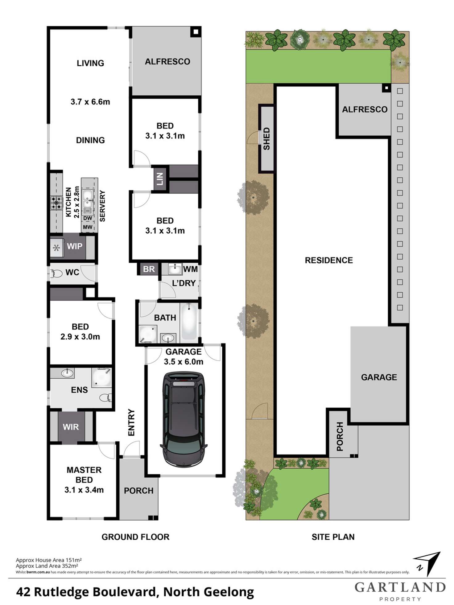 Floorplan of Homely house listing, 42 Rutledge Boulevard, North Geelong VIC 3215
