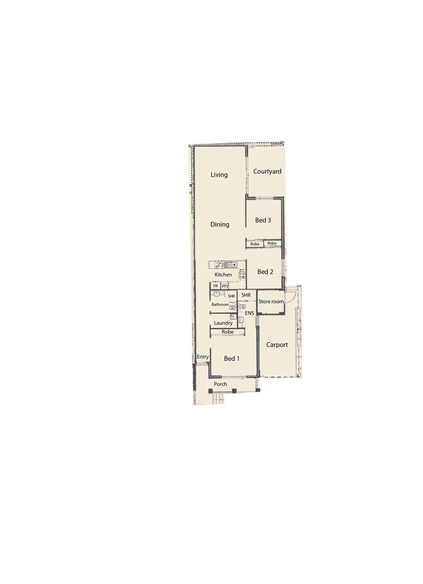 Floorplan of Homely house listing, 2/42 Olive Road, Falcon WA 6210