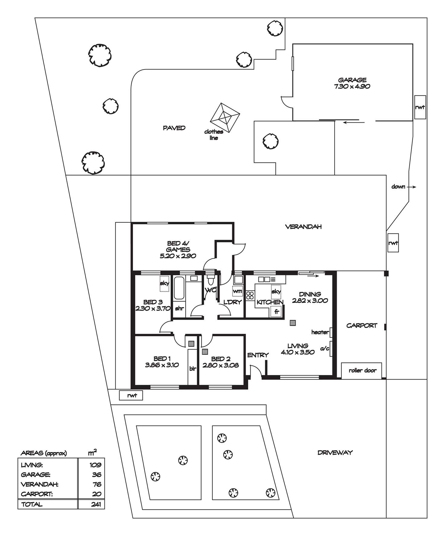 Floorplan of Homely house listing, 9 Jedna Close, Craigmore SA 5114