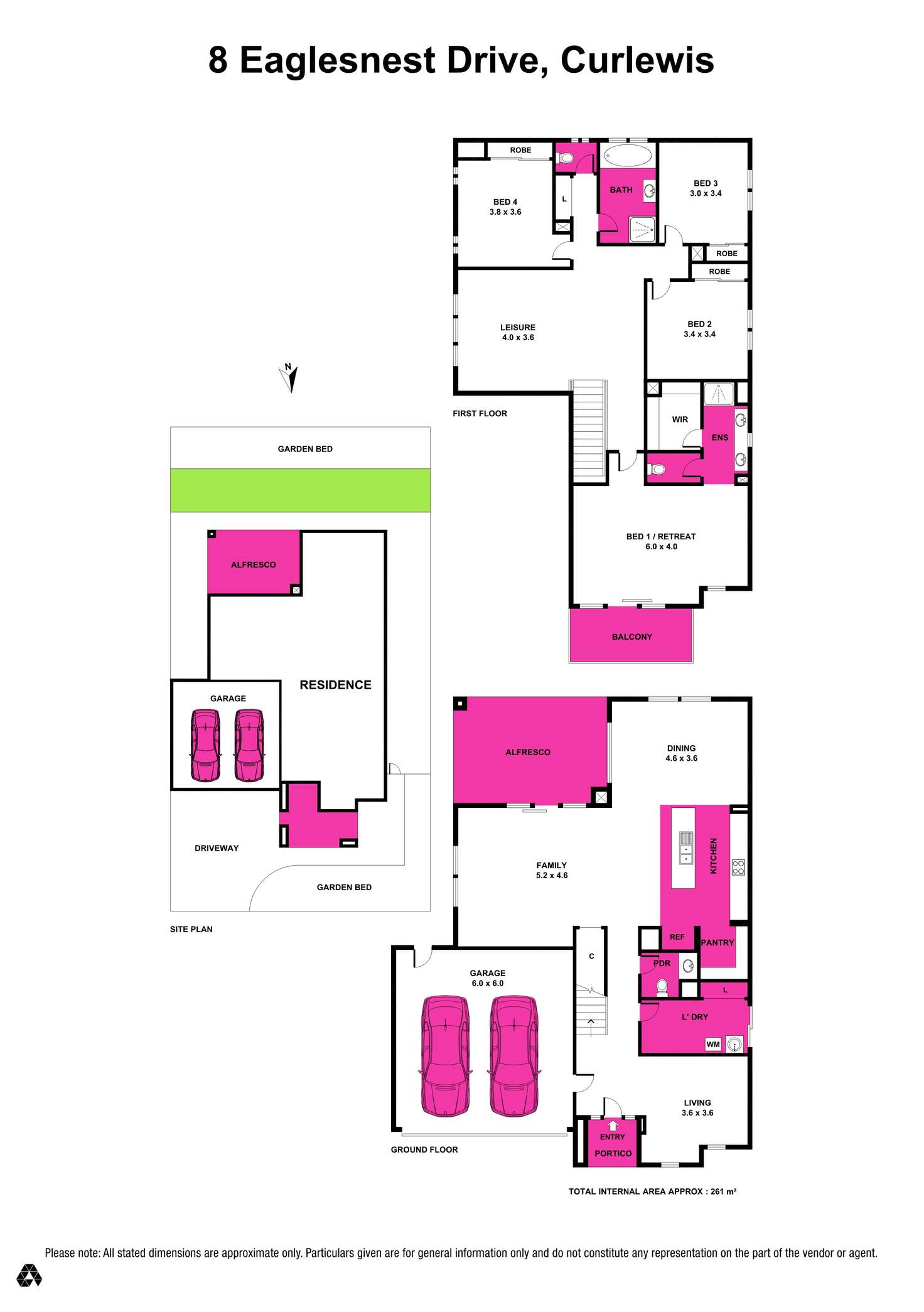 Floorplan of Homely house listing, 8 Eaglesnest Drive, Curlewis VIC 3222