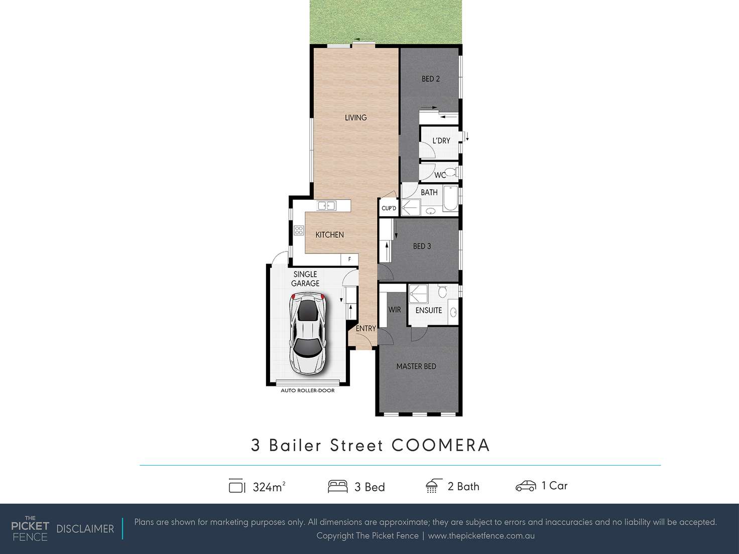 Floorplan of Homely house listing, 3 Bailer St, Coomera QLD 4209