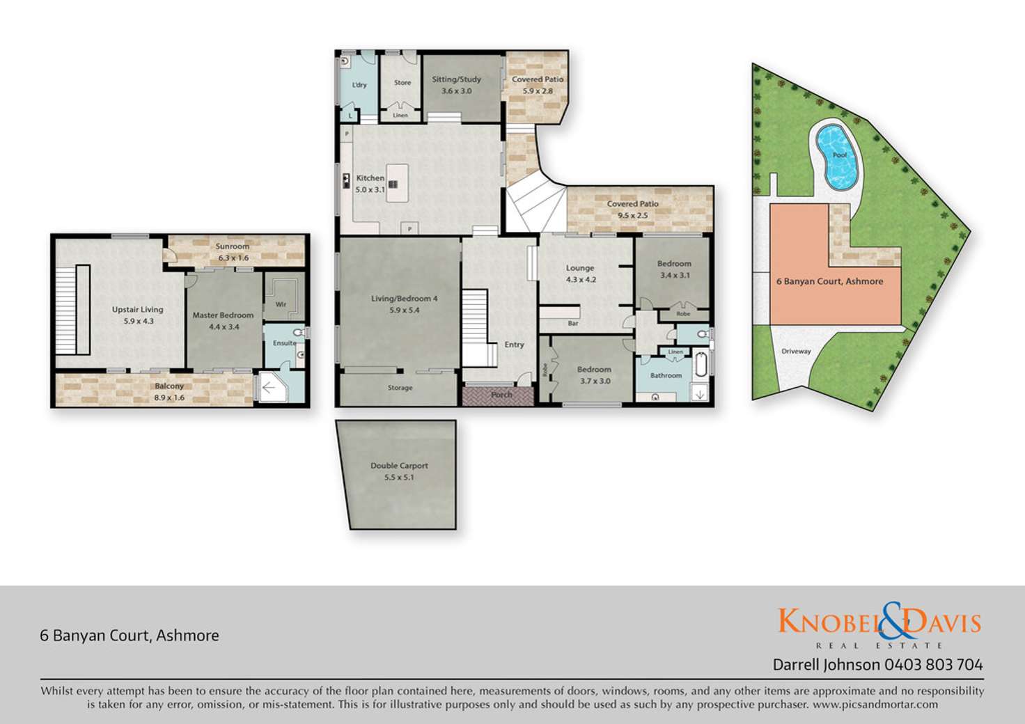 Floorplan of Homely house listing, 6 Banyan Court, Ashmore QLD 4214