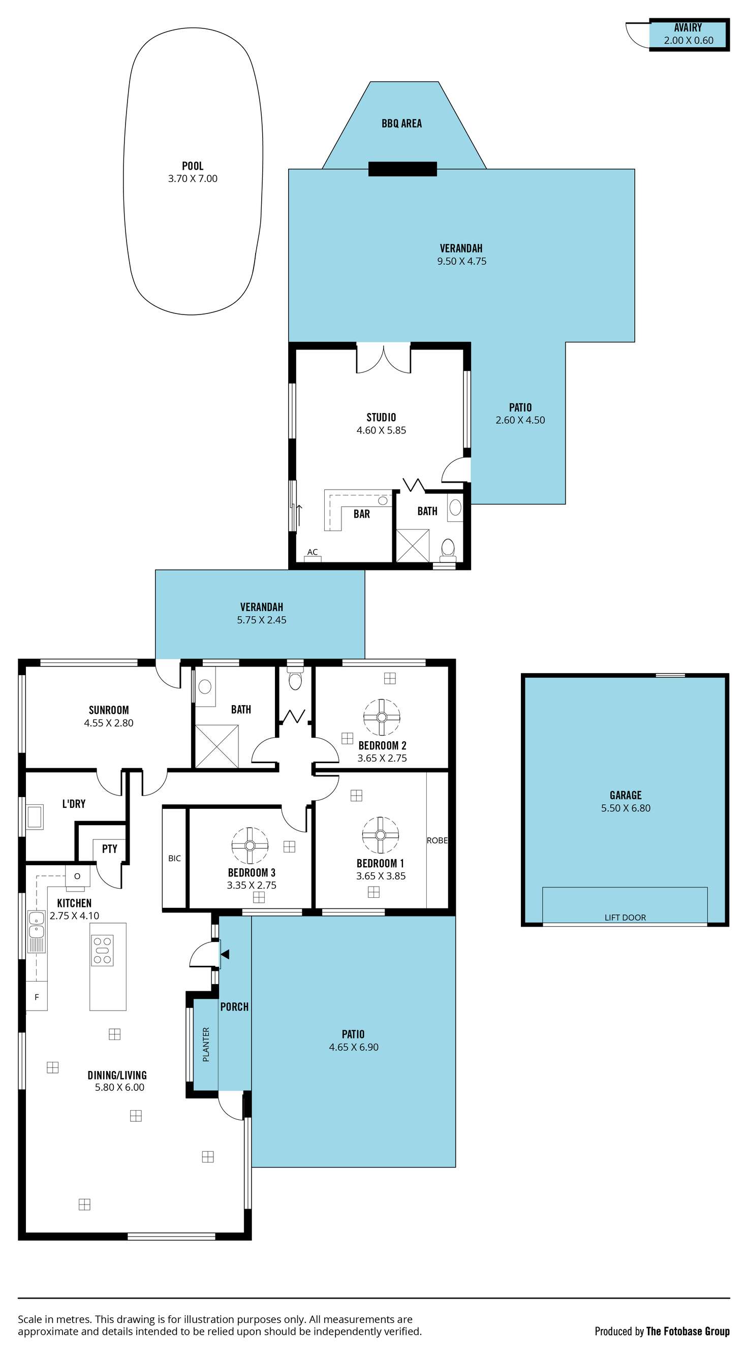 Floorplan of Homely house listing, 28 Ackland Avenue, Christies Beach SA 5165