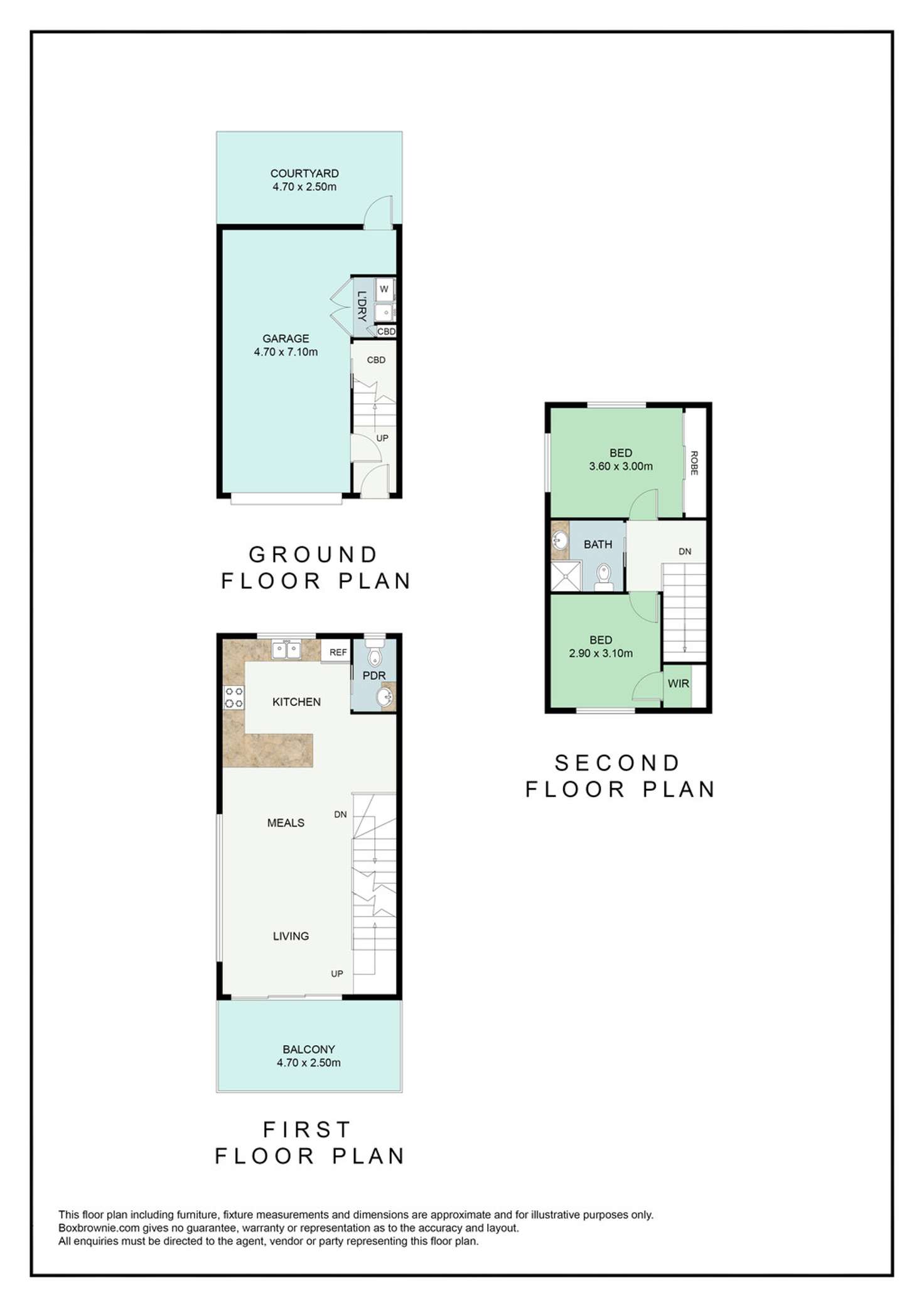 Floorplan of Homely townhouse listing, 2 Dover Close, Lilydale VIC 3140